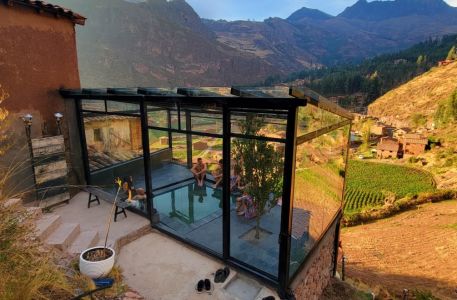 Une vue panoramique à couper le souffle depuis ce logement digital nomad au Pérou.
